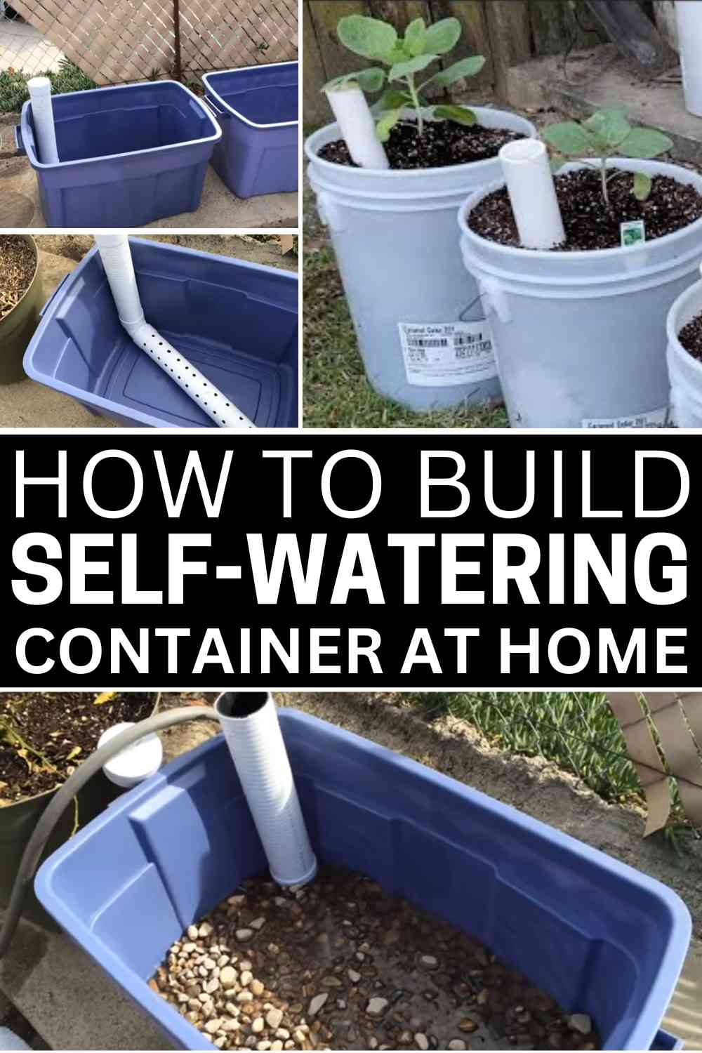 How to Build SelfWatering Containers? Homestead Gardener