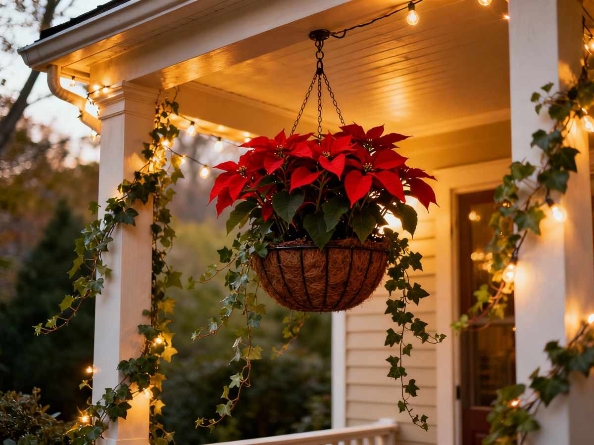 27 Ideas for Decorating with Poinsettias for Christmas - Homestead Gardener