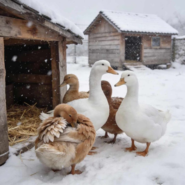 how cold is too cold for ducks