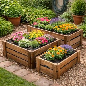21 Simple Cheap Flower Bed Ideas - Homestead Gardener
