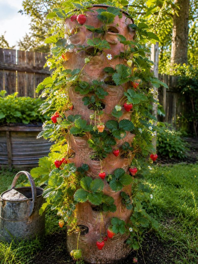18 DIY Strawberry Planter Ideas To Turn Any Corner Into A Garden 18-diy-strawberry-planter-ideas-to-turn-any-corner-into-a-garden